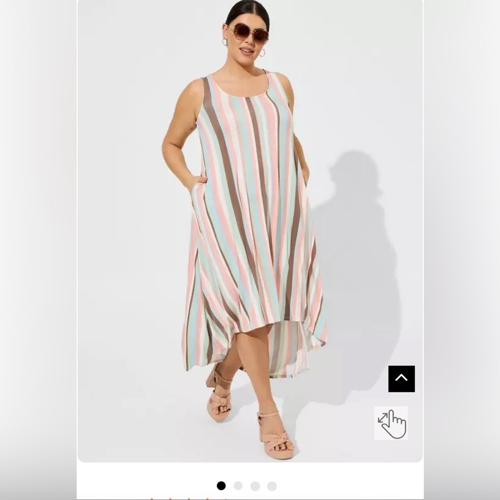 Torrid Maxi Jersey hi low dress with pockets!